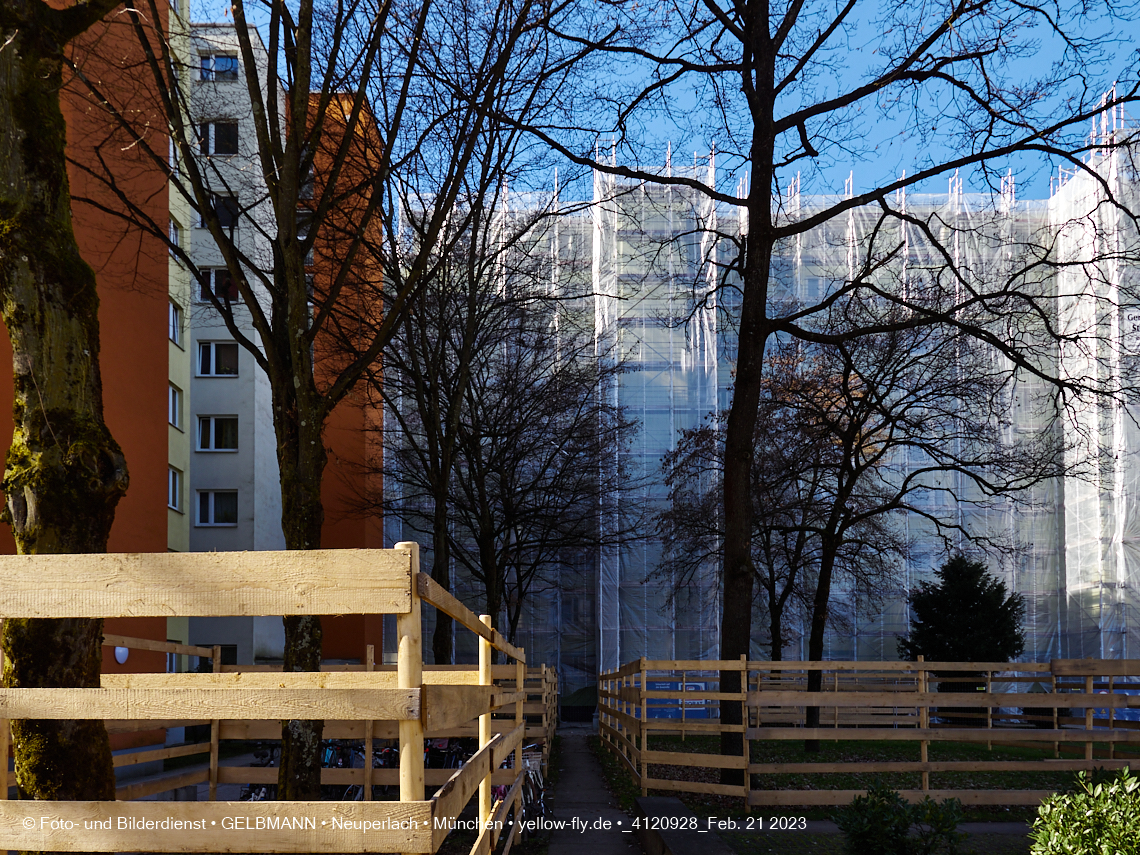 21.02.2023 -  Mega-Sanierung in der Kurt-Eisner-Straße in Neuperlach